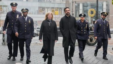 عمدة نيويورك ومفوضة الشرطة