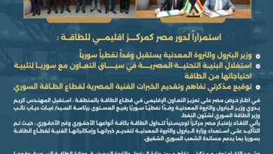 وزارة البترول المصرية والسورية