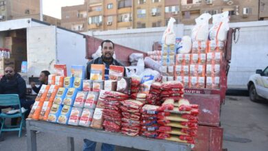 افتتاح سوق اليوم الواحد بمنطقة إمبابة بمحافظة الجيزة