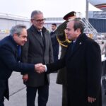 الرئيس السيسي يصل منتدي دافوس