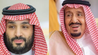 الملك سلمان وولي العهد