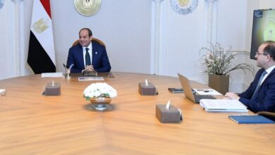 اجتمع السيد الرئيس عبد الفتاح السيسي، اليوم، مع الدكتور مصطفى مدبولي رئيس مجلس الوزراء، والسيد أحمد كجوك وزير المالية.