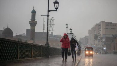 الأرصاد الجوية تتنبأ باستمرار هطول الأمطار وارتفاع درجات الحرارة في الأيام القادمة
