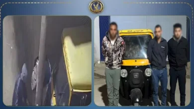 الشرطة تضبط ثلاثة متهمين بسرقة توك توك في الحادثة المتداولة