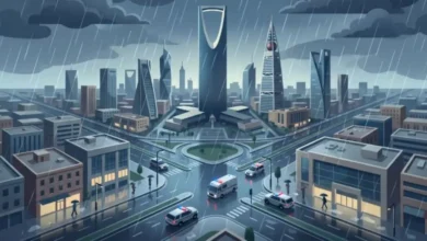 الهيئة الوطنية للأرصاد تحذر من أمطار غزيرة على الرياض حتى الاثنين