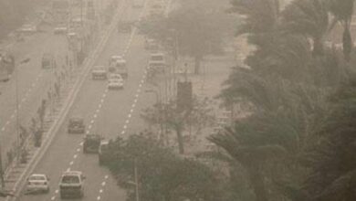 تحذيرات الأرصاد من رياح الرمال والأتربة خلال طقس السبت 25 أبريل