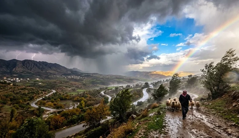 حالة الطقس في الأردن خلال الأسبوع الأخير من أبريل وفق طقس العرب