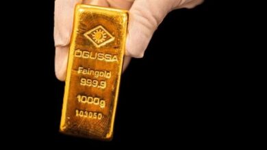 سعر سبيكة الذهب وزن 50 جرام في محلات الصاغة اليوم الخميس