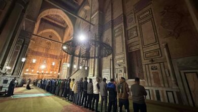 مواعيد الصلاة اليوم الأربعاء خمسة عشر أبريل وساعات الأذان المحددة